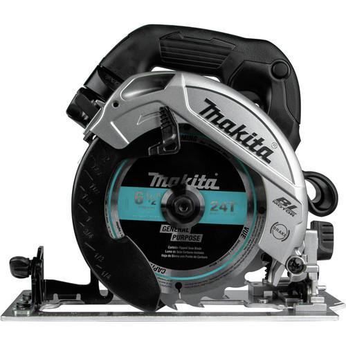 Makita 18V LXT Lithium-Ion 2.0 Ah Sub-Compact Brushless 6-1/2 in. Circular Saw Kit - XSH04RB - Image 3