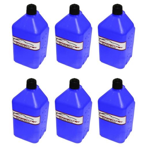GENERATOR FUEL STORAGE 5 GALLON UTILITY FUEL DUMP JUG WITH FILL HOSE BLUE - Image 2