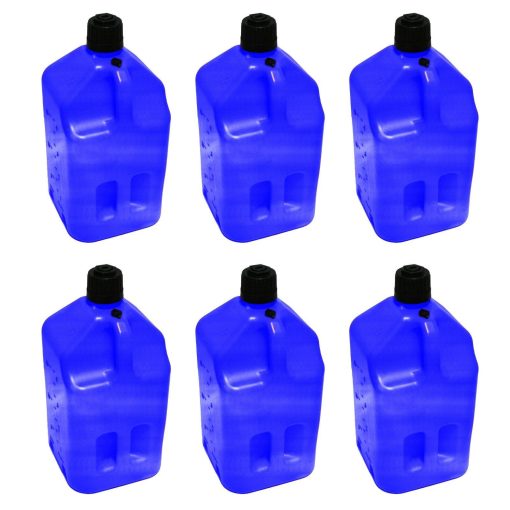 GENERATOR FUEL STORAGE 5 GALLON UTILITY FUEL DUMP JUG WITH FILL HOSE BLUE - Image 3