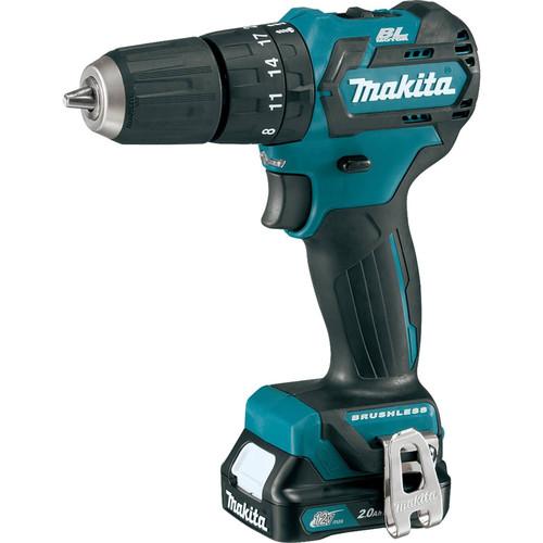 Makita 12V max CXT Lithium-Ion Brushless 3/8 in. Cordless Hammer Drill Driver Kit (2 Ah) - PH05R1 - Image 2