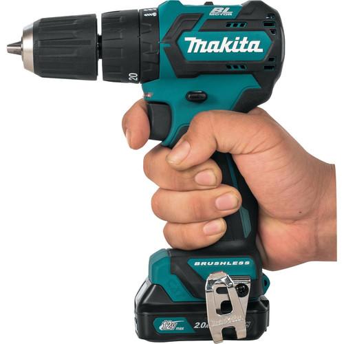 Makita 12V max CXT Lithium-Ion Brushless 3/8 in. Cordless Hammer Drill Driver Kit (2 Ah) - PH05R1 - Image 7