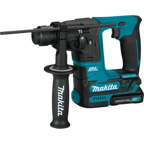 Makita 12V MAX CXT 2.0 Ah Lithium-Ion Brushless Cordless 5/8 in. Rotary Hammer Kit, accepts SDS-PLUS bits - RH01R1 - Image 2