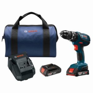 Factory Reconditioned Bosch 18V Lithium-Ion 1/2 in. Cordless Hammer Drill Driver Kit (2 Ah) - HDS181A-02-RT