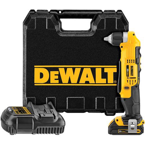 DEWALT 20V MAX Lithium-Ion Compact 3/8 in. Cordless Right Angle Drill Kit (1.5 Ah) - DCD740C1 - Image 2