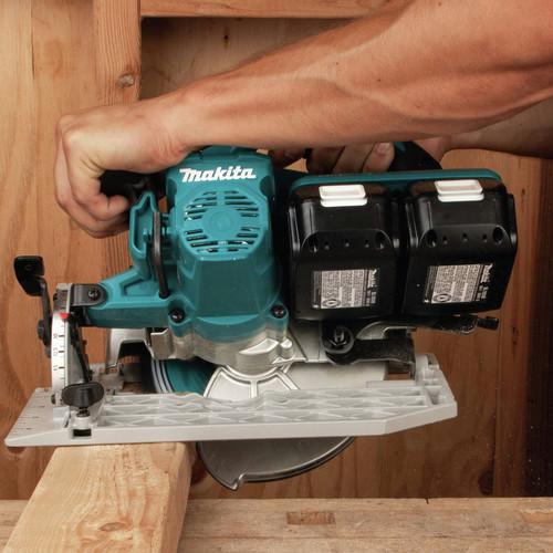 Makita 18V X2 LXT (36V) 5 Ah AWS Capable Lithium-Ion Brushless 7-1/4 in. Circular Saw Kit - XSH07PTU - Image 22