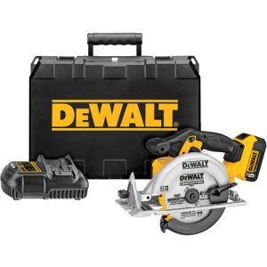 Factory Reconditioned DEWALT 20V MAX Cordless Lithium-Ion 6-1/2 in. Circular Saw Kit - DCS391P1R