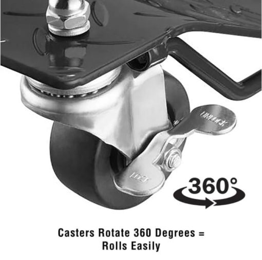 1500lb Car Dolly Under Vehicle Tire Skates Heavy Duty Roller Wheel Dollies 4 Pck - Image 7