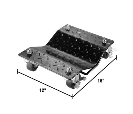1500lb Car Dolly Under Vehicle Tire Skates Heavy Duty Roller Wheel Dollies 4 Pck - Image 10