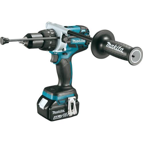 Makita 18V LXT Lithium-Ion Brushless 1/2 in. Cordless Hammer Drill Driver Kit (4 Ah) - XPH07MB - Image 2