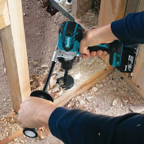 Makita 18V LXT Lithium-Ion Brushless 1/2 in. Cordless Hammer Drill Driver Kit (4 Ah) - XPH07MB - Image 3