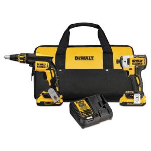 DEWALT 20V MAX XR Cordless Lithium-Ion 2.0 Ah Screwgun & Impact Driver Combo Kit - DCK267D2