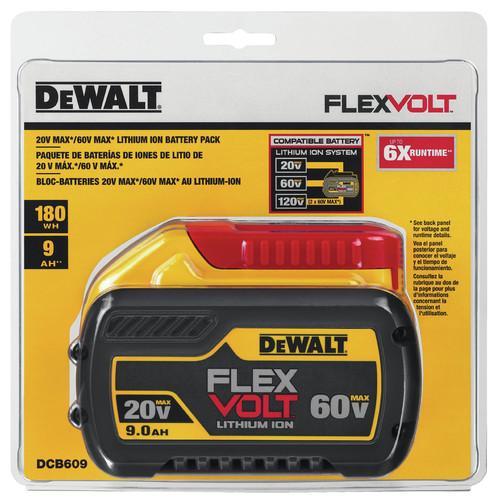 DEWALT 20V-60V MAX FLEXVOLT 9 Ah Lithium-Ion Battery (1-Piece) - DCB609 - Image 6