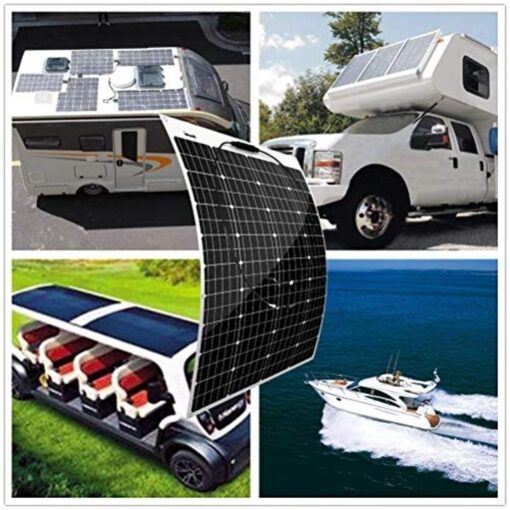 600W Flexible Solar Panel + 400W Wind Turbine Generator + Hybrid Charge Controller,1000 Watts 12V Wind Solar Kit for Home Off Grid System - Image 4