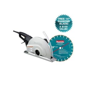 Makita 4114X 14 in. Angle Cutter with FREE Diamond Blade