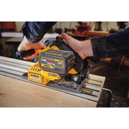 DEWALT FLEXVOLT 60V MAX 6-1/2 in. (165mm) Cordless Track Saw Kit with 59 in. Track - DCS520ST1 - Image 10