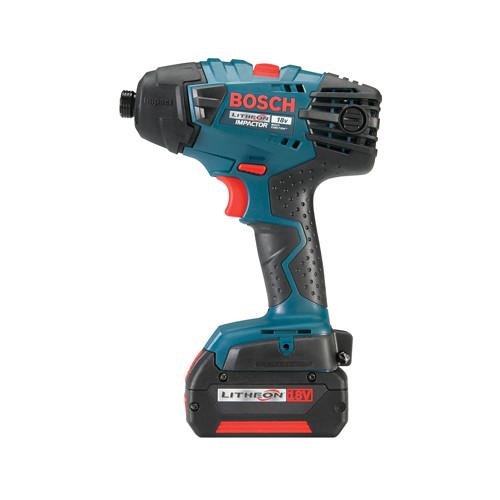 Factory Reconditioned Bosch 26618-01-RT 18V Lithium-Ion 1/4 in. Cordless Impact Drill Driver Kit - Image 2