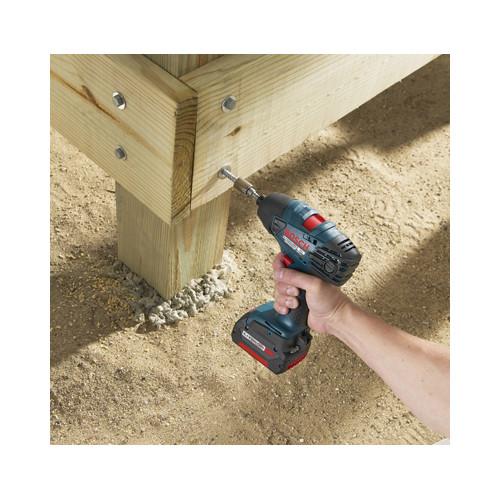 Factory Reconditioned Bosch 26618-01-RT 18V Lithium-Ion 1/4 in. Cordless Impact Drill Driver Kit - Image 7