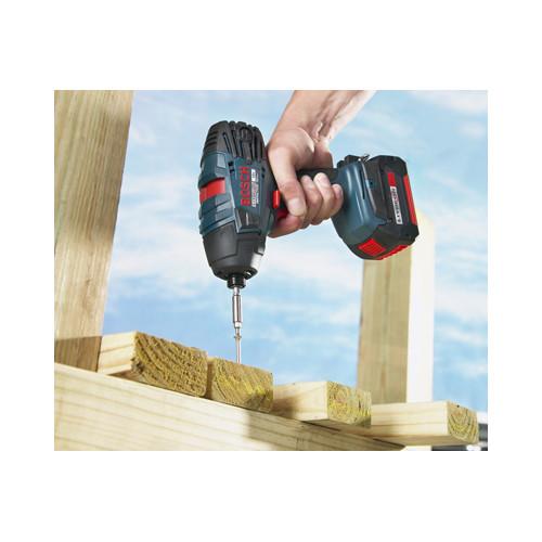Factory Reconditioned Bosch 26618-01-RT 18V Lithium-Ion 1/4 in. Cordless Impact Drill Driver Kit - Image 9