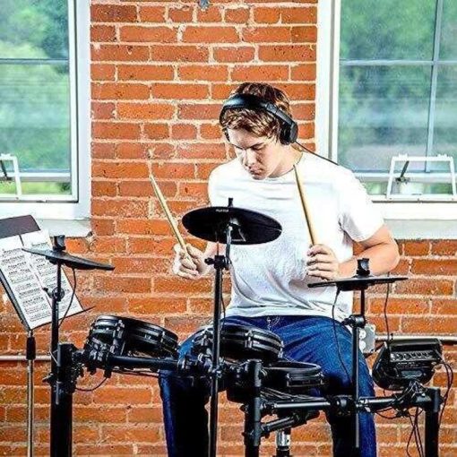 Alesis Drums Nitro Mesh Kit – Eight Piece All Mesh Electronic Drum Kit With Super Solid Aluminum Rack, 385 Sounds, 60 Play Along Tracks, Connection Cables, Drum Sticks & Drum Key Included - Image 21