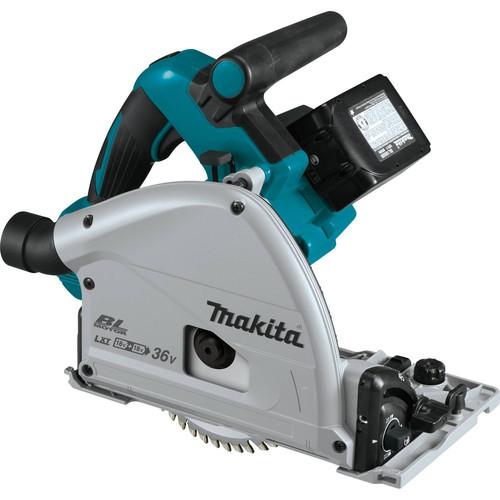 Factory Reconditioned Makita 18V X2 5.0 Ah Cordless Lithium-Ion Brushless 6-1/2 in. Plunge Circular Saw Kit - XPS01PTJ-R - Image 2