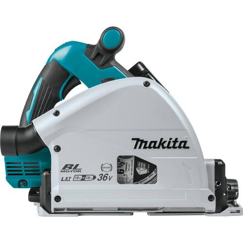 Factory Reconditioned Makita 18V X2 5.0 Ah Cordless Lithium-Ion Brushless 6-1/2 in. Plunge Circular Saw Kit - XPS01PTJ-R - Image 3