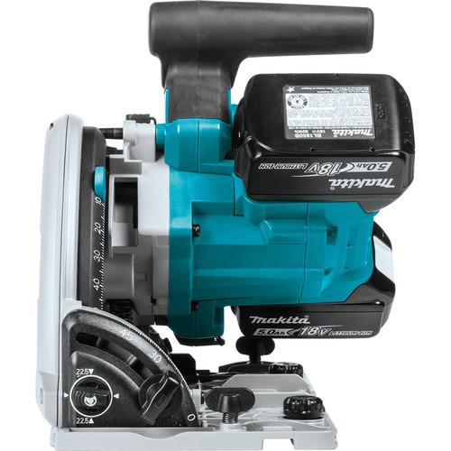 Factory Reconditioned Makita 18V X2 5.0 Ah Cordless Lithium-Ion Brushless 6-1/2 in. Plunge Circular Saw Kit - XPS01PTJ-R - Image 4
