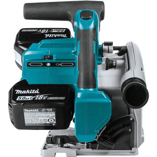Factory Reconditioned Makita 18V X2 5.0 Ah Cordless Lithium-Ion Brushless 6-1/2 in. Plunge Circular Saw Kit - XPS01PTJ-R - Image 6