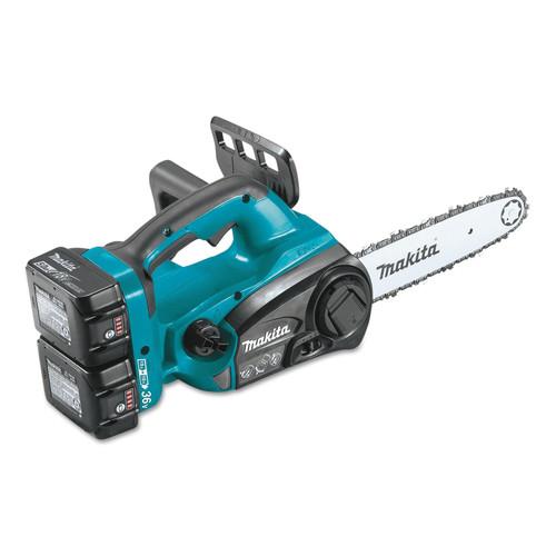 Makita 18V X2 (36V) LXT 5.0 Ah Cordless Lithium-Ion Chain Saw and Angle Grinder Combo Kit - XCU02PTX1 - Image 2