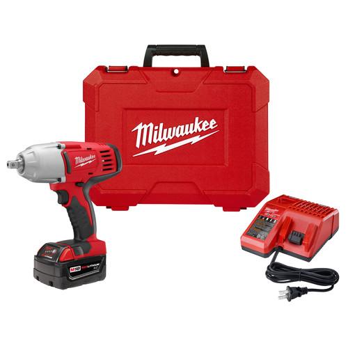 Milwaukee 2662-21 M18 18V Cordless 1/2 in. Lithium-Ion High Torque Impact Wrench Kit