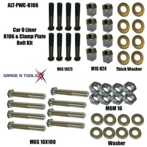 Car O Liner Pinchweld Clamp bolt Kit – B106