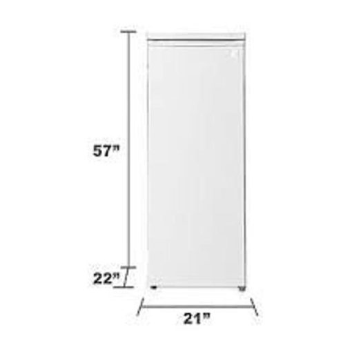 5.8 Cu. Ft. Upright Freezer – White - Image 2