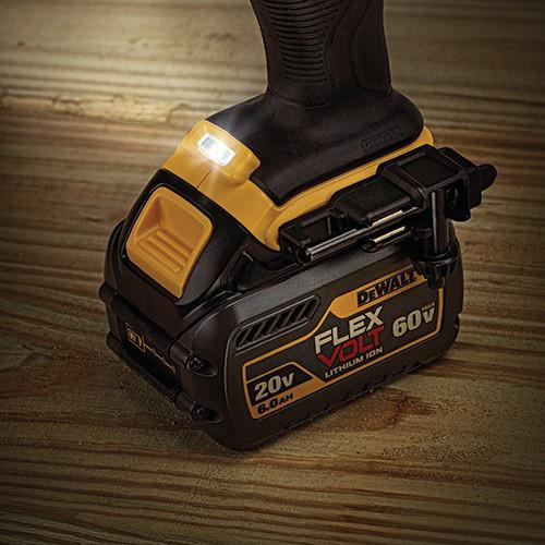 DEWALT FlexVolt 60V MAX Lithium-Ion Variable Speed 1/2 in. Cordless Stud and Joist Drill Kit with (1) 6 Ah Battery - DCD460T1 - Image 12