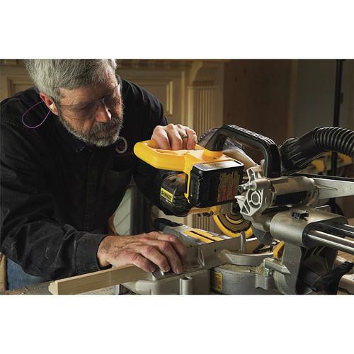 DEWALT 20V MAX Cordless Lithium-Ion 7-1/4 in. Sliding Compound Miter Saw Kit - DCS361M1 - Image 12