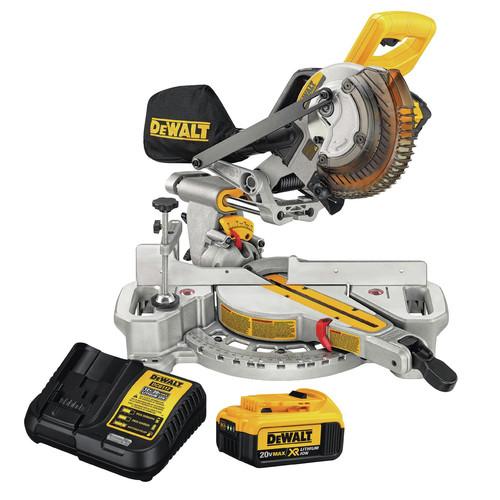 DEWALT 20V MAX Cordless Lithium-Ion 7-1/4 in. Sliding Compound Miter Saw Kit - DCS361M1 - Image 6