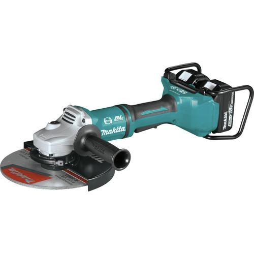 Makita 18V X2 LXT Lithium-Ion (36V) Brushless Cordless 9 in. Paddle Switch Cut-Off-Angle Grinder Kit with Electric Brake - XAG13PT1 - Image 2