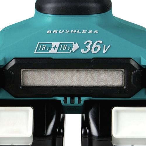 Makita 18V X2 LXT Lithium-Ion (36V) Brushless Cordless 9 in. Paddle Switch Cut-Off-Angle Grinder Kit with Electric Brake - XAG13PT1 - Image 5