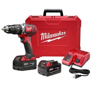 Milwaukee 2607-22 M18 Lithium-Ion XC Compact 1/2 in. Cordless Hammer Drill Driver Kit (3 Ah)
