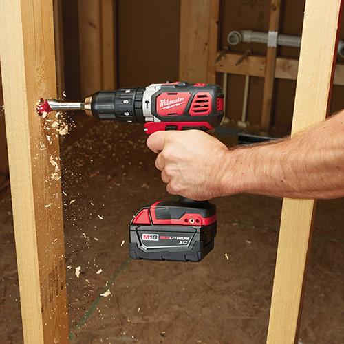 Milwaukee 2607-22 M18 Lithium-Ion XC Compact 1/2 in. Cordless Hammer Drill Driver Kit (3 Ah) - Image 5