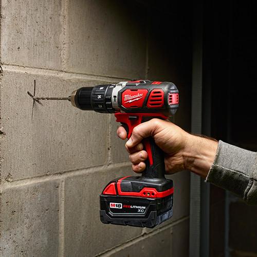 Milwaukee 2607-22 M18 Lithium-Ion XC Compact 1/2 in. Cordless Hammer Drill Driver Kit (3 Ah) - Image 9
