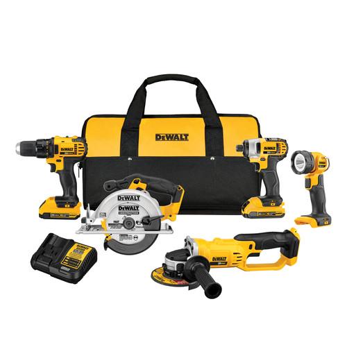 DEWALT 20V MAX Compact 5 Tool Kit - DCK521D2