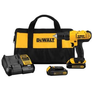 DEWALT 20V MAX Lithium-Ion Compact 1/2 in. Cordless Drill Driver Kit (1.3 Ah) - DCD771C2