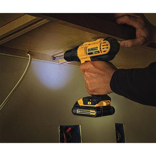 DEWALT 20V MAX Lithium-Ion Compact 1/2 in. Cordless Drill Driver Kit (1.3 Ah) - DCD771C2 - Image 2