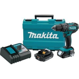 Makita 18V Lithium-Ion Compact Variable 2-Speed 1/2 in. Cordless Hammer Drill Driver Kit (2 Ah) - XPH10R