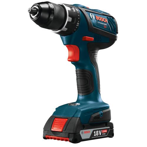 Factory Reconditioned Bosch 18V Lithium-Ion Compact Tough 1/2 in. Cordless Drill Driver Kit (2 Ah) - DDS181A-02-RT - Image 2