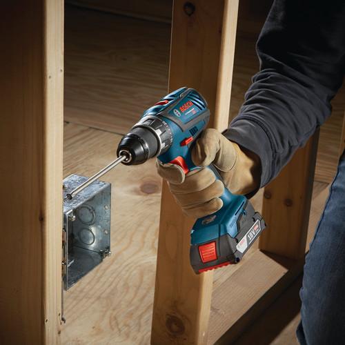 Factory Reconditioned Bosch 18V Lithium-Ion Compact Tough 1/2 in. Cordless Drill Driver Kit (2 Ah) - DDS181A-02-RT - Image 4