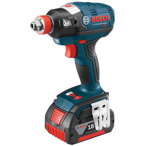 Factory Reconditioned Bosch Compact Tough 18V Cordless Lithium-Ion Brushless Hammer Drill & Impact Driver Combo Kit - CLPK250-181L-RT - Image 3