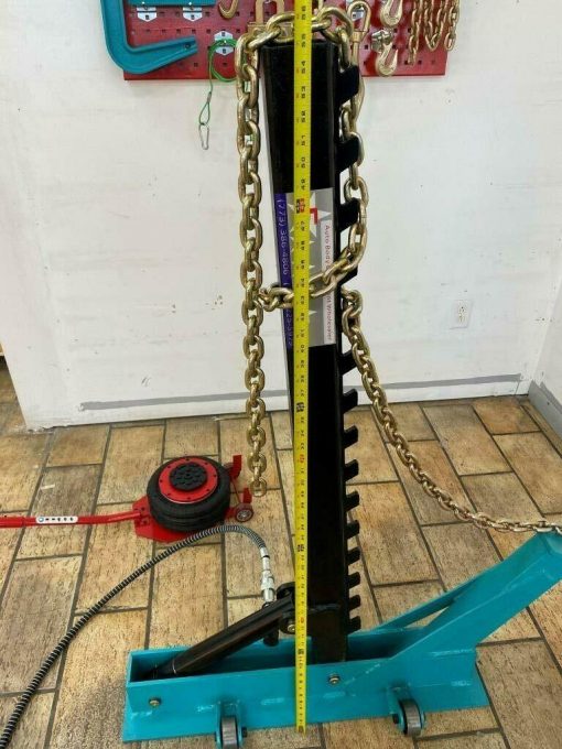 Pulling Post Frame Straightener Frame Machine FREE CLAMPS & 3 TON AIR JACK! - Image 8