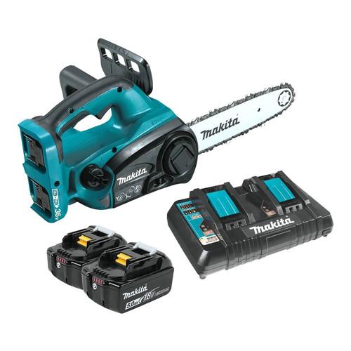 Makita 18V X2 LXT 5.0 Ah 12 in. Chainsaw Kit - XCU02PT