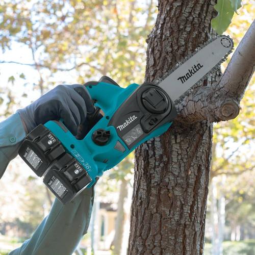 Makita 18V X2 LXT 5.0 Ah 12 in. Chainsaw Kit - XCU02PT - Image 12