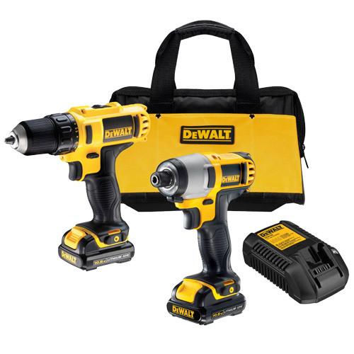 Factory Reconditioned DEWALT 12V MAX 1.5 Ah Cordless Lithium-Ion 3/8 in. Drill Driver and Impact Driver Combo Kit - DCK211S2R - Image 2